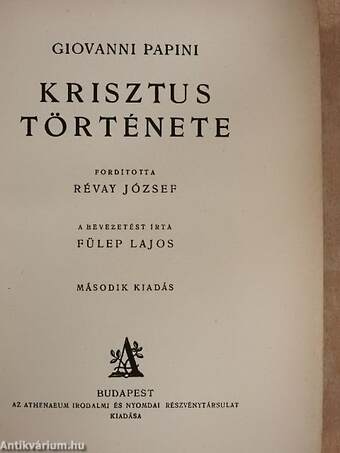 Krisztus története