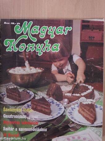 Magyar Konyha 1977-78. (vegyes számok) (6 db)