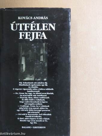 Útfélen fejfa