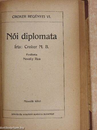 Női diplomata I-III.