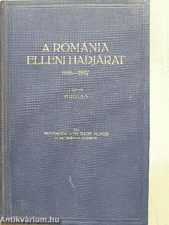 A Románia elleni hadjárat 1916-1917 I.