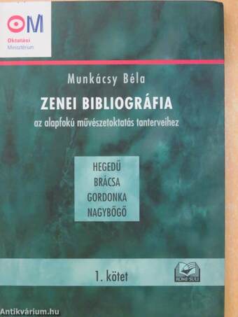 Zenei bibliográfia 1.