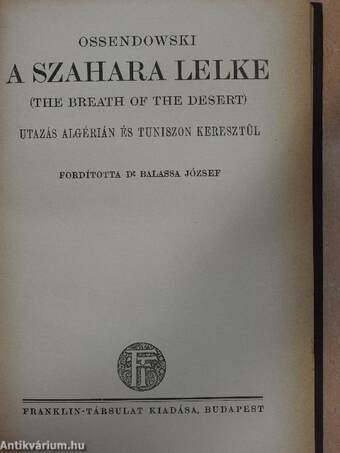 A Szahara lelke