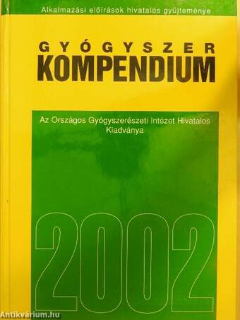 Gyógyszer kompendium 2002