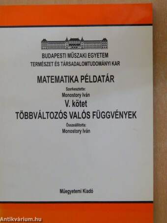 Matematika példatár V.