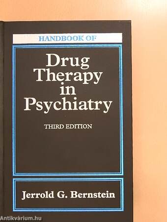 Handbook of Drug Therapy in Psychiatry