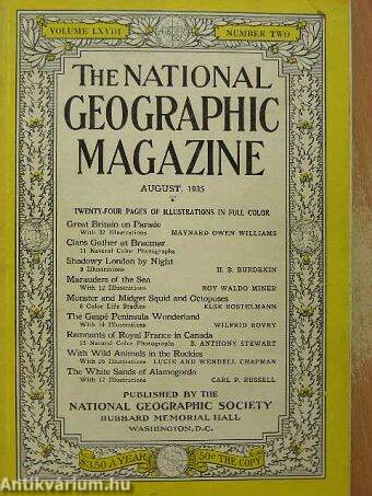 The National Geographic Magazine August 1935