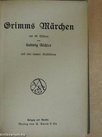 Grimms Märchen (gótbetűs)