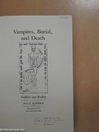 Vampires, Burial, and Death