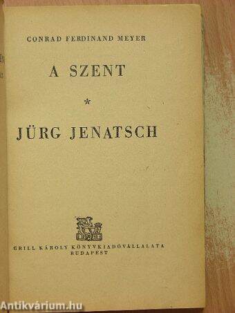 A szent/Jürg Jenatsch