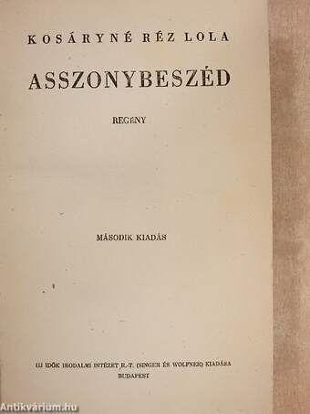 Asszonybeszéd