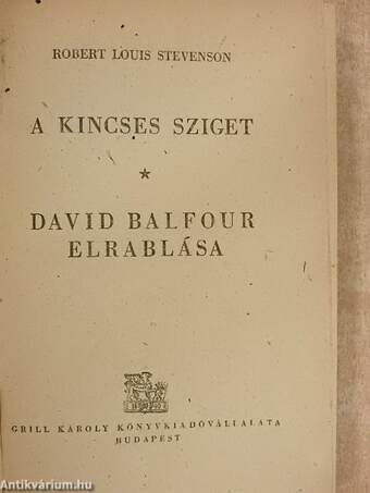 A kincses sziget/David Balfour elrablása