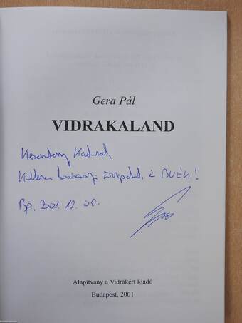 Vidrakaland (dedikált példány)