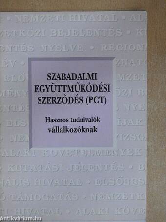 Szabadalmi együttműködési szerződés (PCT)