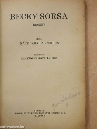 Becky sorsa