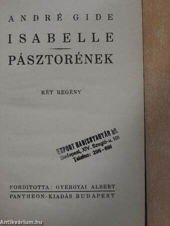 Isabelle/Pásztorének