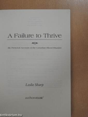 A Failure to Thrive