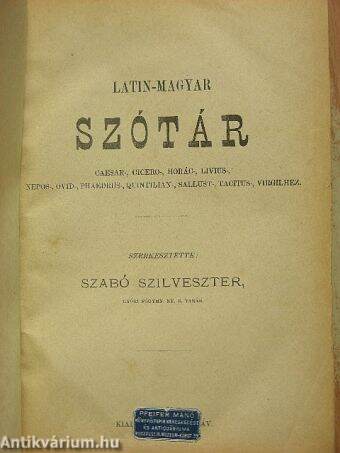 Latin-magyar szótár