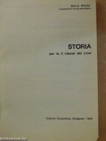 Storia II.