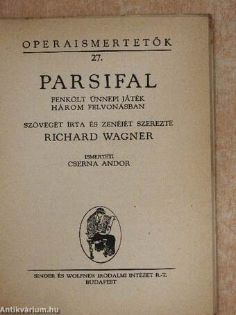 Wagner: Parsifal