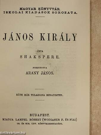 János király