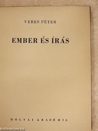 Ember és írás