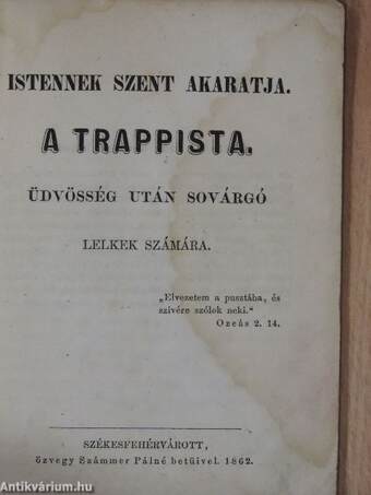 A trappista