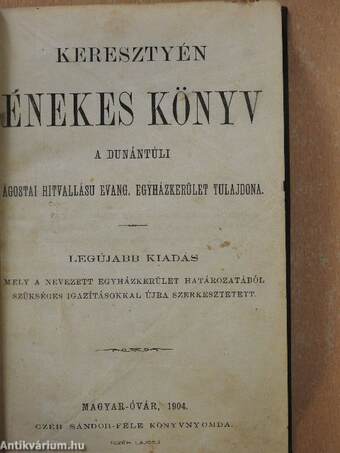 Keresztyén Énekes Könyv