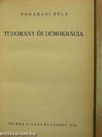 Tudomány és demokrácia