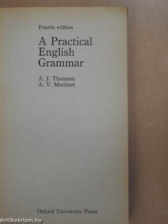 A Practical English Grammar