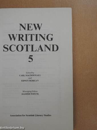 New Writing Scotland 5