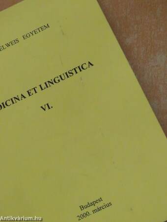 Medicina et linguistica VI.