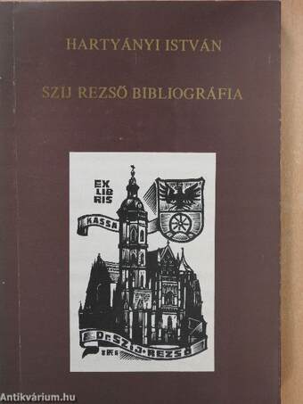 Szíj Rezső bibliográfia