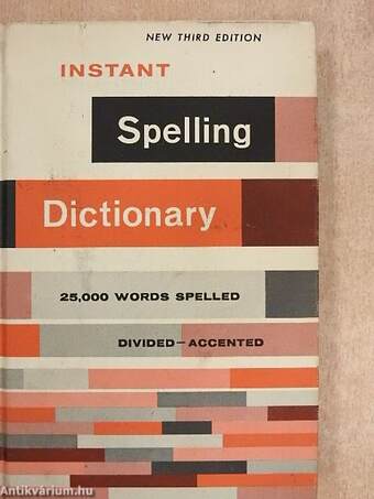 Instant Spelling Dictionary