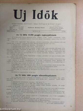 Uj Idők 1943. február 20.