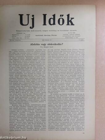 Uj Idők 1942. február 15.