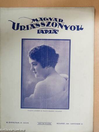 Magyar Uriasszonyok Lapja 1929. szeptember 20.
