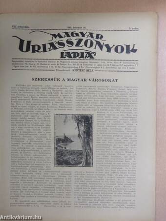 Magyar Uriasszonyok Lapja 1930. február 10.