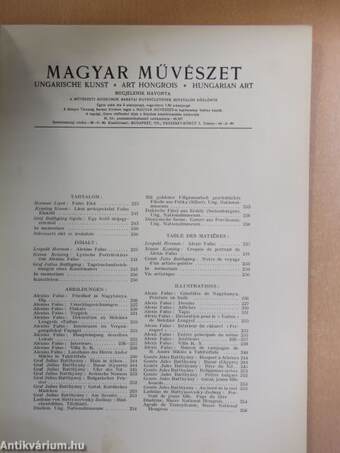 Magyar Művészet 1933/8.