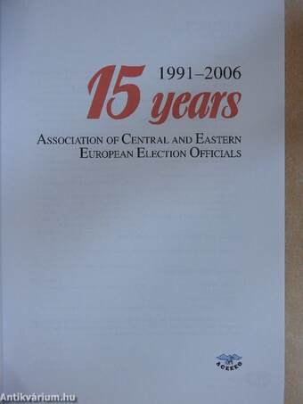 15 years Association of Central and Eastern European Election Officials