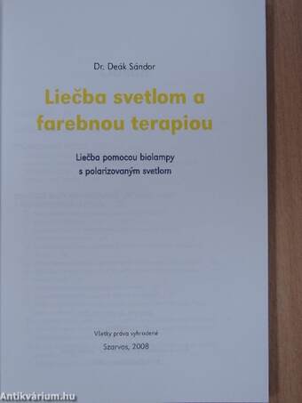 Liecba svetlom a farebnou terapiou