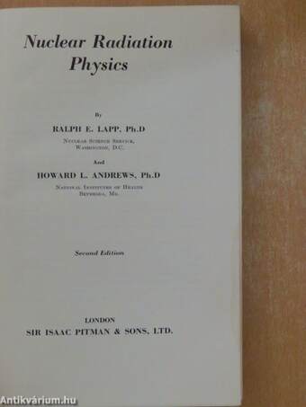 Nuclear Radiation Physics