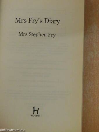 Mrs Fry's Diary