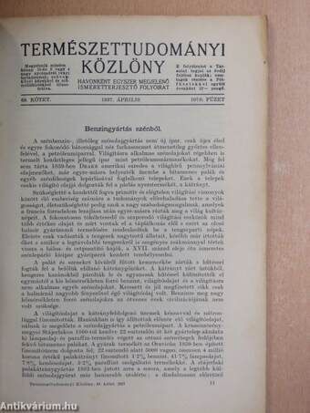 Természettudományi Közlöny 1937. április