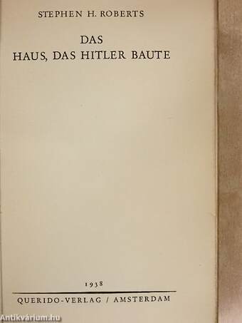 Das Haus, das Hitler baute