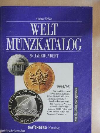 Weltmünzkatalog 1994/95