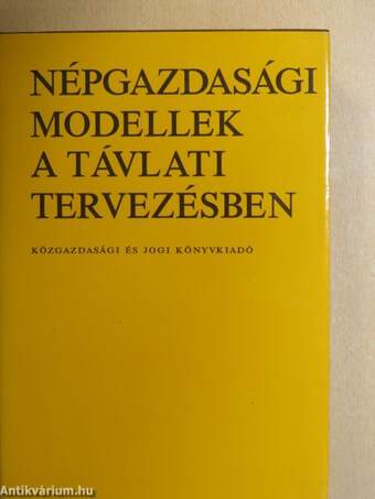 Népgazdasági modellek a távlati tervezésben