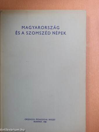 Magyarország és a szomszéd népek