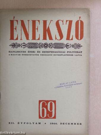 Énekszó 1944. december