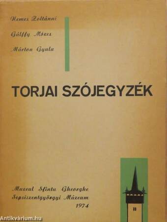 Torjai szójegyzék